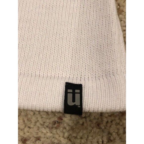 NWT Renu Red and White Varsity Style Sweater Juniors Medium - Picture 5 of 6